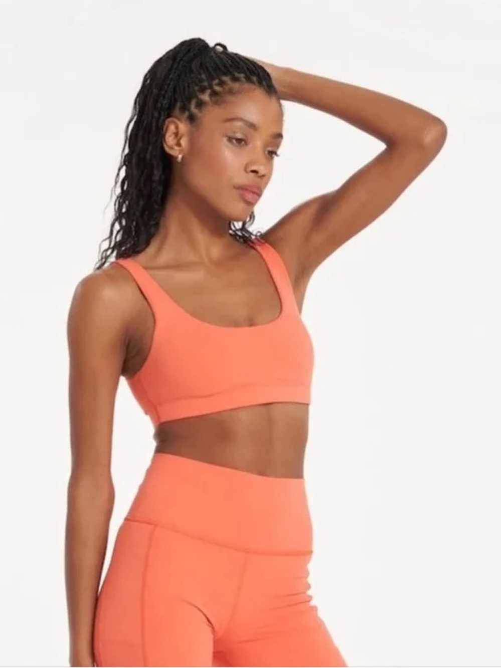Vuori Daily Sports Bra - Grapefruit